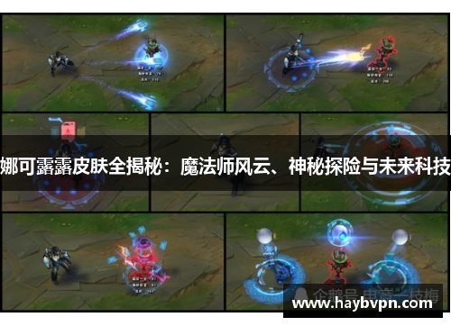 娜可露露皮肤全揭秘：魔法师风云、神秘探险与未来科技